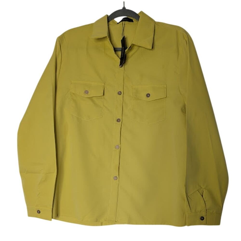 ZANZEA Collection mustard yellow set womens size XXL NWT Bohemian Corpcore - Picture 4 of 10